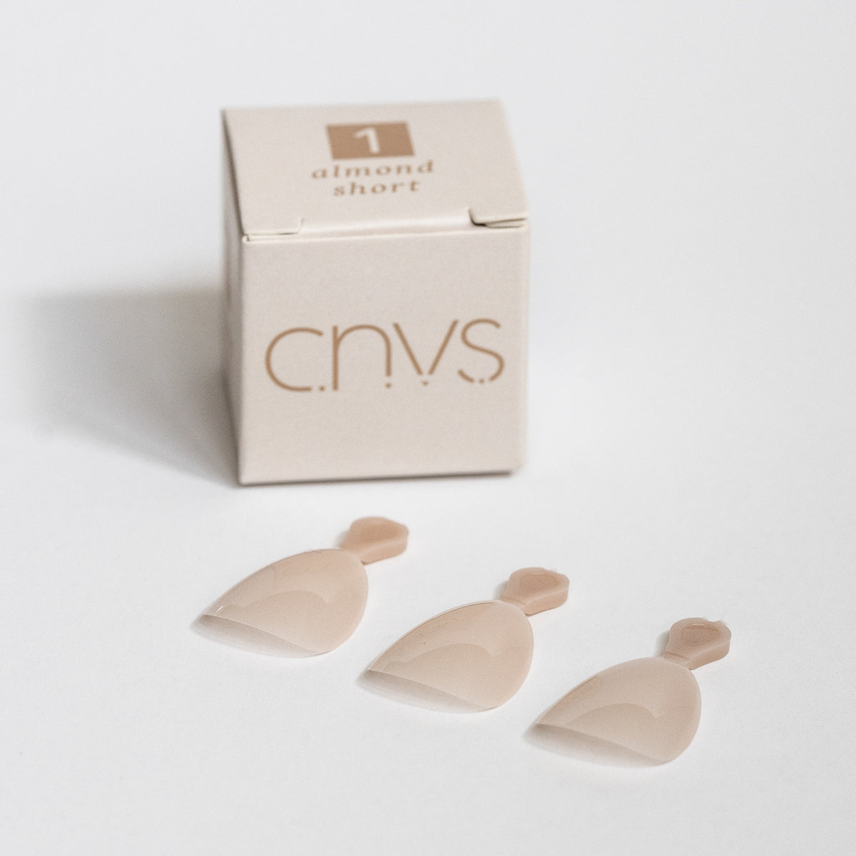 Short Nude Almond Nail Bundle - CNVS Nails