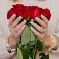 CNVS Nails medium square french tip nail. light pink base color with white tip natural medium square shape