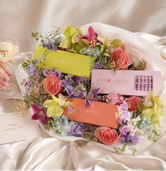CNVS Nails Mother’s Day gift guide with custom-fit gel nail bundles and essentials