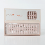 CNVS Nails medium almond pink french tip press-on gel nail extensions