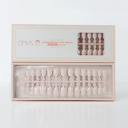 CNVS Nails medium almond pink french tip press-on gel nail extensions