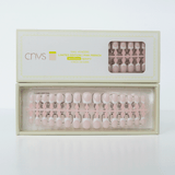 CNVS Nails medium square pink french tip press-on gel nail extensions