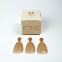 Medium Nude Almond Nail by CNVS Nails