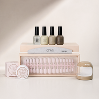 CNVS Nails Medium Pink Square Nails