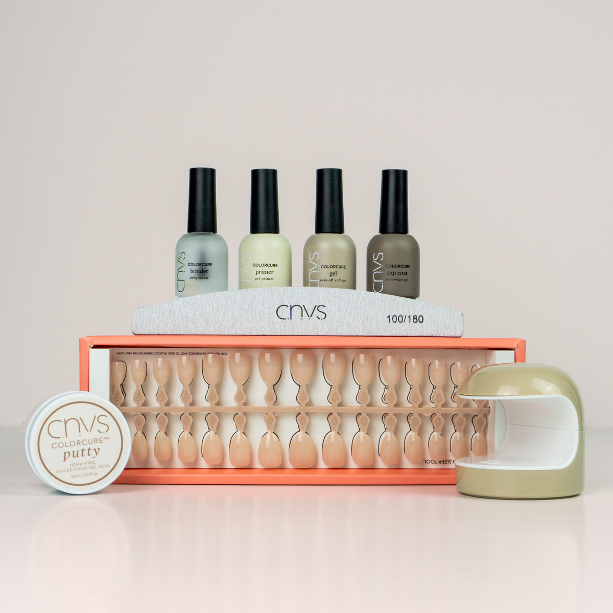 Quick Start Bundle Almond Medium - CNVS Nails